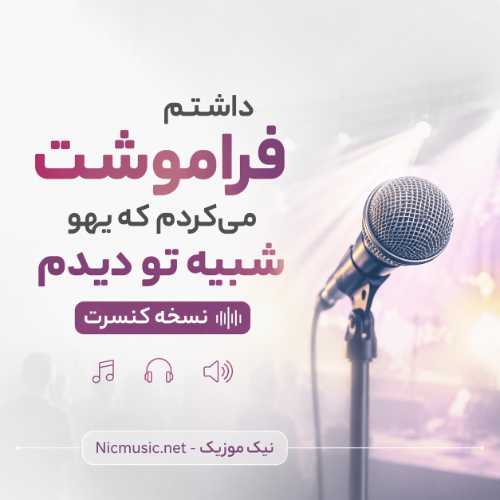 آهنگ داشتم فراموشت میکردم که یهو شبیه تو دیدم / نسخه کنسرت