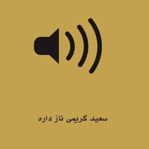 سعید کریمی ناز داره