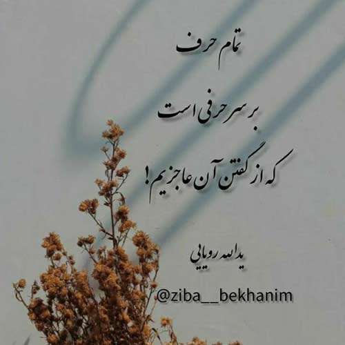 دانلود آهنگ تو حیرانی در این هنگامه من هم از تو حیران تر MP3